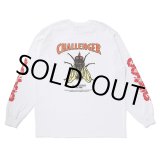 画像: CHALLENGER/L/S HIBISCUS TEE（WHITE）［プリント長袖T-24春夏］