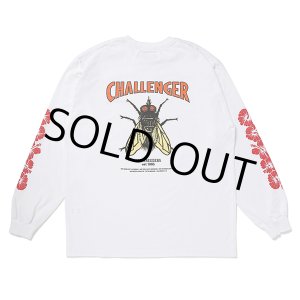 画像: CHALLENGER/L/S HIBISCUS TEE（WHITE）［プリント長袖T-24春夏］
