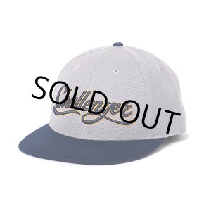 画像: CHALLENGER/SCRIPT BASEBALL CAP（GRAY/NAVY）［スクリプトB.Bキャップ-24春夏］