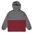 画像2: CHALLENGER/PACKABLE NYLON ANORAK（CHARCOAL GRAY/BURGUNDY）［パッカブルナイロンアノラック-24春夏］ (2)