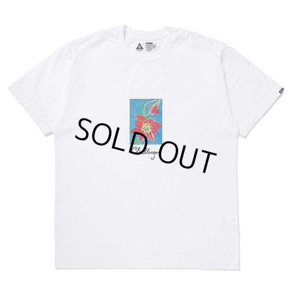 画像1: CHALLENGER/FLOWER TEE（WHITE）［プリントT-24春夏］ (1)