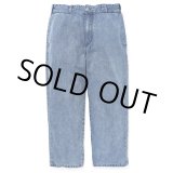 画像: CHALLENGER/DENIM TROUSERS PANTS（WASHED INDIGO）［デニムトラウザース-24春夏］