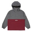 画像1: CHALLENGER/PACKABLE NYLON ANORAK（CHARCOAL GRAY/BURGUNDY）［パッカブルナイロンアノラック-24春夏］ (1)