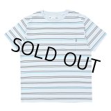 画像: CHALLENGER/S/S STRIPE BORDER PKT TEE（LT BLUE）［ストライプボーダーポケT-24春夏］