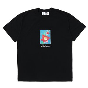 画像: CHALLENGER/FLOWER TEE（BLACK）［プリントT-24春夏］