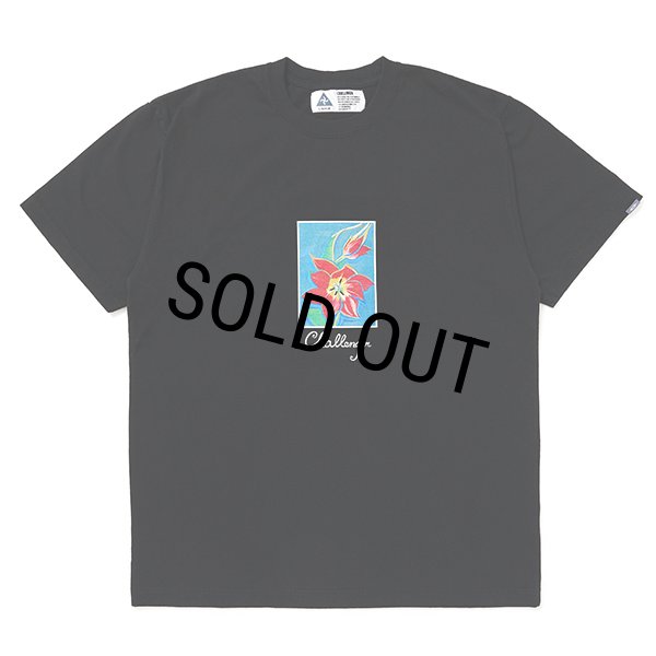 画像1: CHALLENGER/FLOWER TEE（BLACK）［プリントT-24春夏］ (1)
