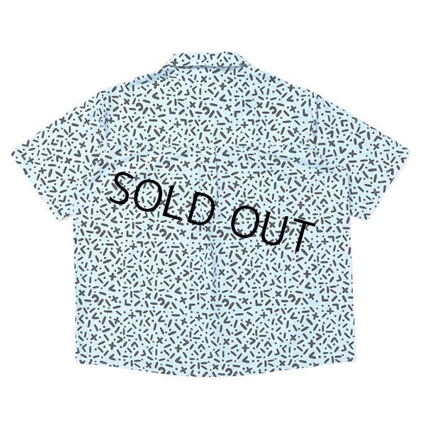 画像2: CHALLENGER/S/S CHIP PRINTED SHIRT（LT BLUE）［チッププリントシャツ-24春夏］ (2)