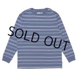画像: CHALLENGER/L/S STRIPE BORDER TEE（NAVY）［ストライプボーダー長袖T-24春夏］