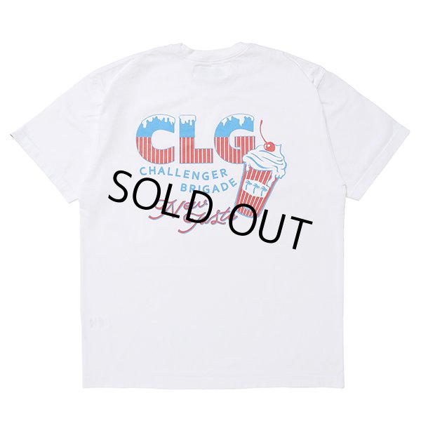画像1: CHALLENGER/ICECREAM TEE（WHITE）［プリントT-24春夏］ (1)