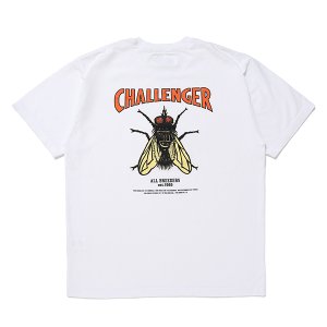 画像: CHALLENGER/HIBISCUS TEE（WHITE）［プリントT-24春夏］