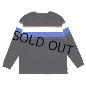 画像: CHALLENGER/L/S MULTI BORDER TEE（BLACK）［マルチボーダー長袖T-24春夏］