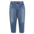 画像1: CHALLENGER/WIDE WASHED DENIM PANTS（WASHED INDIGO）［ワイドウォッシュドデニムパンツ-24春夏］ (1)