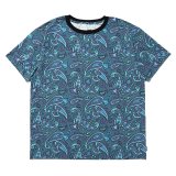 画像: CHALLENGER/S/S PAISLEY TEE（BLUE GRAY/PURPLE）［ペイズリーT-24春夏］
