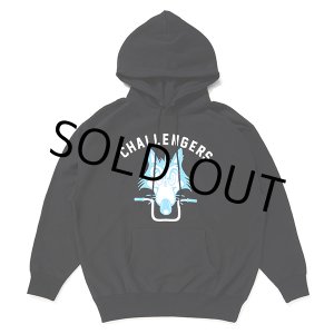 画像: CHALLENGER/WOLF MC HOODIE（BLACK）［プルオーバーパーカー-24春夏］