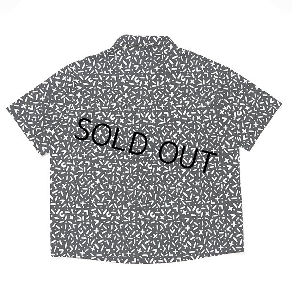 画像2: CHALLENGER/S/S CHIP PRINTED SHIRT（BLACK）［チッププリントシャツ-24春夏］ (2)