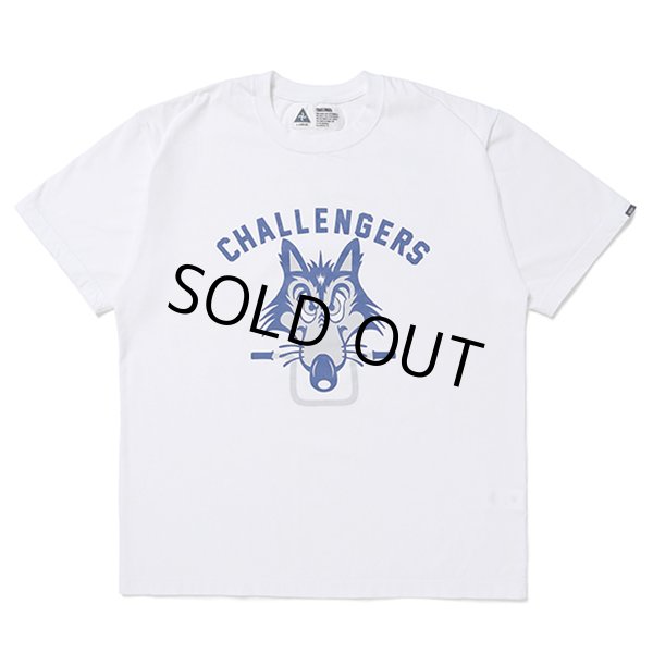 画像1: CHALLENGER/WOLF MC TEE（WHITE）［プリントT-24春夏］ (1)