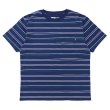 画像1: CHALLENGER/S/S STRIPE BORDER PKT TEE（NAVY）［ストライプボーダーポケT-24春夏］ (1)