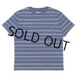 画像: CHALLENGER/S/S STRIPE BORDER PKT TEE（NAVY）［ストライプボーダーポケT-24春夏］