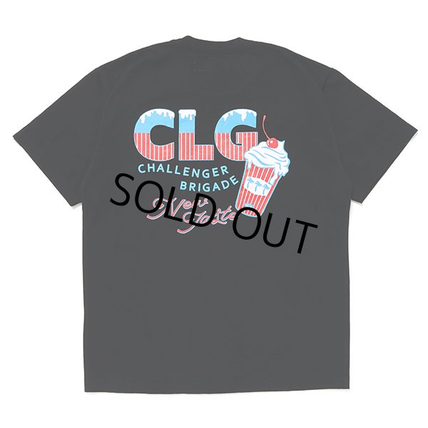 画像1: CHALLENGER/ICECREAM TEE（BLACK）［プリントT-24春夏］ (1)