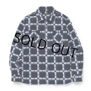 画像: 【30%OFF】RATS/NATIVE PRINT FLANNEL SHIRT（BLUE）［ネイティブプリントフランネルシャツ-23秋冬］