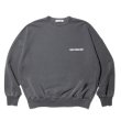 画像2: COOTIE PRODUCTIONS/Pigment Dyed Open End Yarn Sweat Crew（Black）［ピグメントダイスウェットクルー-23秋冬］ (2)