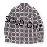 画像: 【30%OFF】RATS/NATIVE PRINT FLANNEL SHIRT（ORANGE）［ネイティブプリントフランネルシャツ-23秋冬］