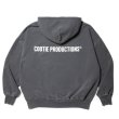 画像1: COOTIE PRODUCTIONS/Pigment Dyed Open End Yarn Sweat Hoodie（Black）［ピグメントダイスウェットフーディー-23秋冬］ (1)