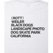 画像5: ROTTWEILER/PIGMENT PHOTO TEE（WHITE） 【30%OFF】［プリントT-24春夏］ (5)