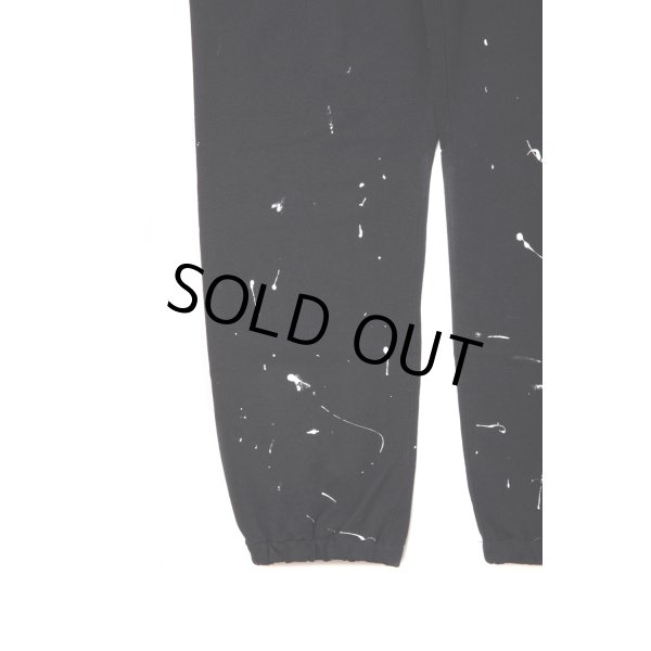 画像4: 【30%OFF】ROTTWEILER/R.W PAINTED SWEAT PANTS（BLACK）［ペイント加工スウェットパンツ-24春夏］ (4)
