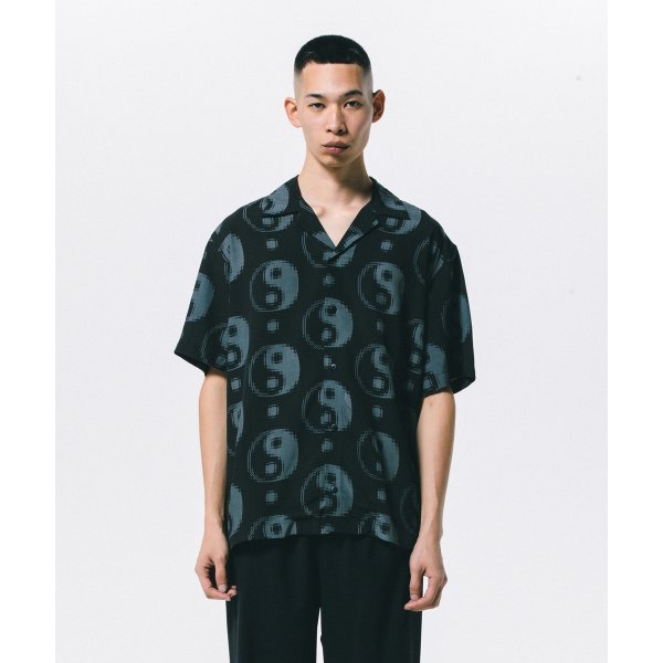 画像4: 【30%OFF】ROTTWEILER/R9 YIN-YANG S/S SHIRT（BLACK）［陰陽シャツ-24春夏］ (4)