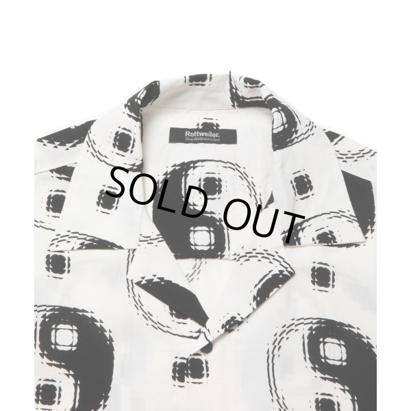 画像3: ROTTWEILER/R9 YIN-YANG S/S SHIRT（WHITE）［陰陽シャツ-24春夏］ (3)
