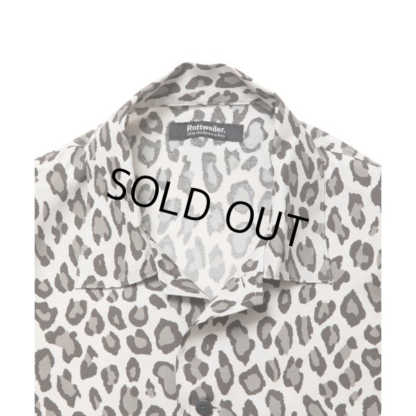 画像3: 【30%OFF】ROTTWEILER/R9 LEOPARD L/S SHIRT（BEIGE）［レオパードシャツ-24春夏］ (3)