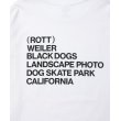 画像6: ROTTWEILER/R.W PHOTO L/S TEE（WHITE）［プリント長袖T-24春夏］ (6)