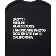 画像6: ROTTWEILER/R.W PHOTO L/S TEE（BLACK）［プリント長袖T-24春夏］ (6)