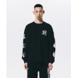 画像7: 【30%OFF】ROTTWEILER/CIRCLE L/S TEE（BLACK）［プリント長袖T-24春夏］ (7)