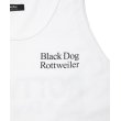 画像4: 【30%OFF】ROTTWEILER/2 LINE TANK TOP（WHITE）［タンクトップ-24春夏］ (4)
