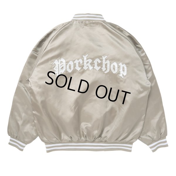 画像2: PORKCHOP/SATIN SPORTS JKT（GOLD）［サテンスポーツJKT-23秋冬］ (2)