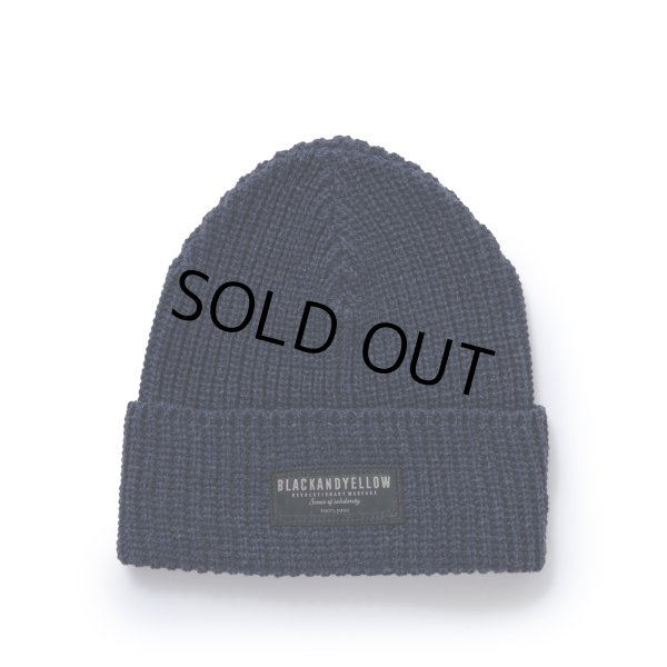 画像1: RATS/WOOL KNIT CAP（NAVY） 【30%OFF】［ウールニットキャップ-23秋冬］ (1)