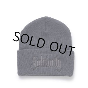 画像: 【30%OFF】RATS/KNIT CAP SOLIDARITY（GRAY）［ニットキャップ-23秋冬］