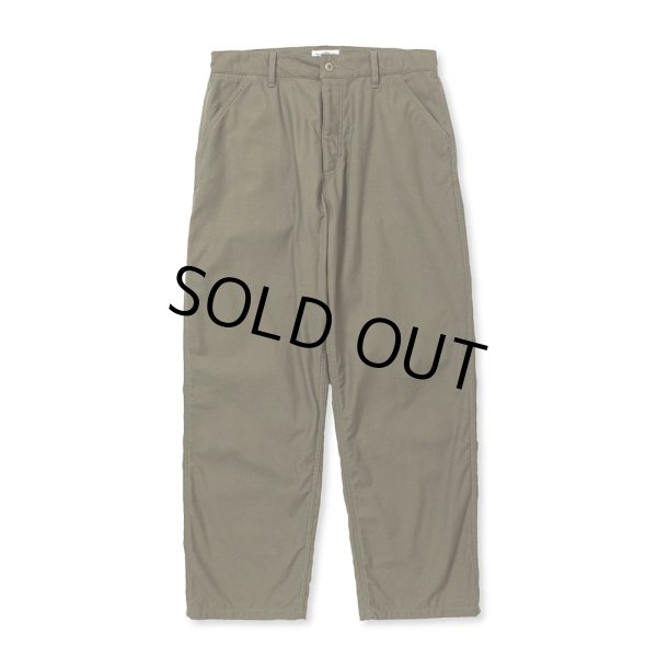 画像1: CALEE/VINTAGE TYPE BACK SATIN MIRITARY UTILITY PANTS（OLIVE） 【40%OFF】［ミリタリーユーティリティーパンツ-23秋冬］ (1)