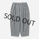 画像: TIGHTBOOTH/WOOL HERRINGBONE BALLOON PANTS（Charcoal） 【20%OFF】［ウールヘリンボーンバルーンパンツ-23秋冬］