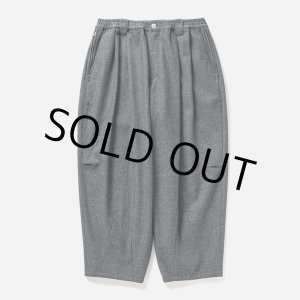 画像: TIGHTBOOTH/WOOL HERRINGBONE BALLOON PANTS（Charcoal） 【20%OFF】［ウールヘリンボーンバルーンパンツ-23秋冬］