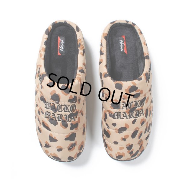 画像1: WACKO MARIA/NANGA / SUBU / LEOPARD AORORA WINTER SANDALS（BEIGE）［レオパードウインターサンダル-23秋冬］ (1)