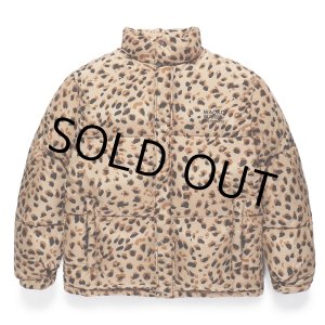 画像: WACKO MARIA/NANGA / LEOPARD DOWN JACKET（BEIGE）［レオパードダウンJKT-23秋冬］