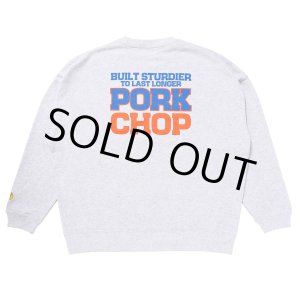 画像: PORKCHOP/O.P. SQUARE SWEAT（ASH）［クルーネックスウェット-23秋冬］