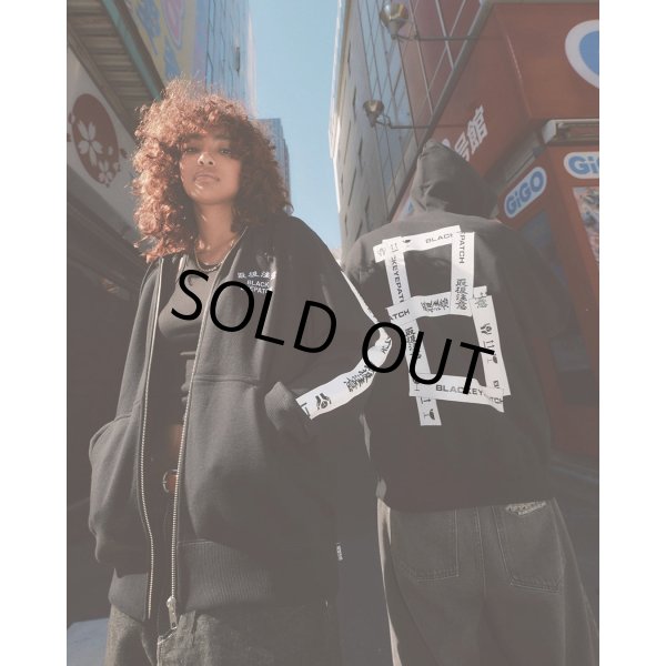 画像3: BlackEyePatch/HWC TAPED ZIP HOODIE（BLACK） (3)
