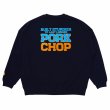 画像1: PORKCHOP/O.P. SQUARE SWEAT（NAVY）［クルーネックスウェット-23秋冬］ (1)