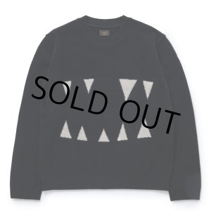 画像: RATS/FANG CREW NECK KNIT（BLACK）［クルーネックニット-23秋冬］