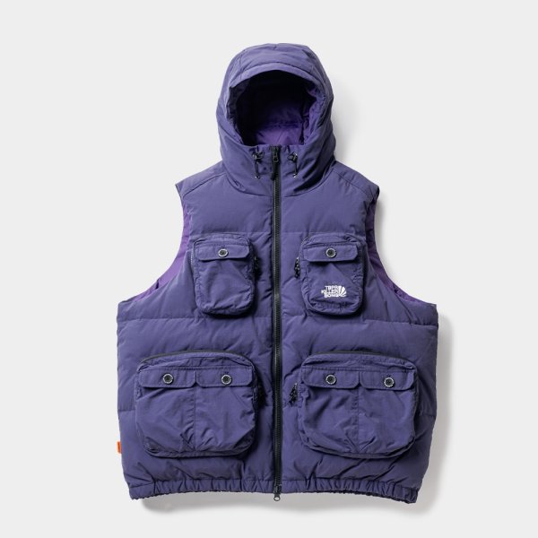 画像1: 【30%OFF】TIGHTBOOTH/DOWN VEST（Purple）［ダウンベスト-23秋冬］ (1)
