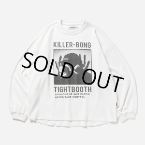 画像: TIGHTBOOTH/HAND SIGN VELOUR LS（White）［ベロアロングスリーブ-23秋冬］